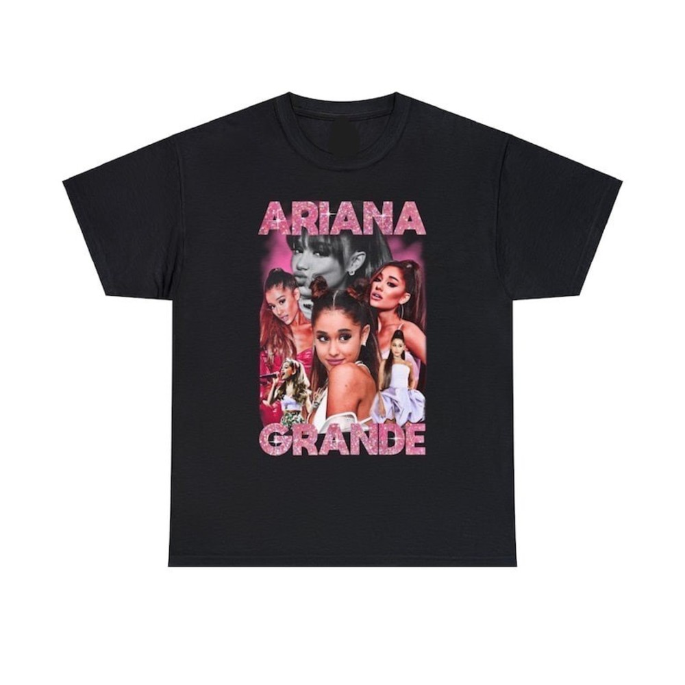 Retro Ariana Grande T-shirt Vintage 2000s  R&B Pop Tshirt Funny Meme  Shirt